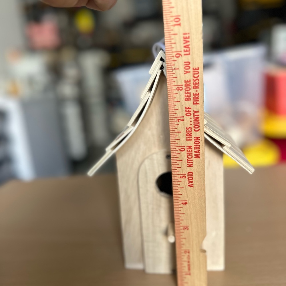 Rustic Wooden Birdhouse Decor Spring Decor - Picture 3 of 6